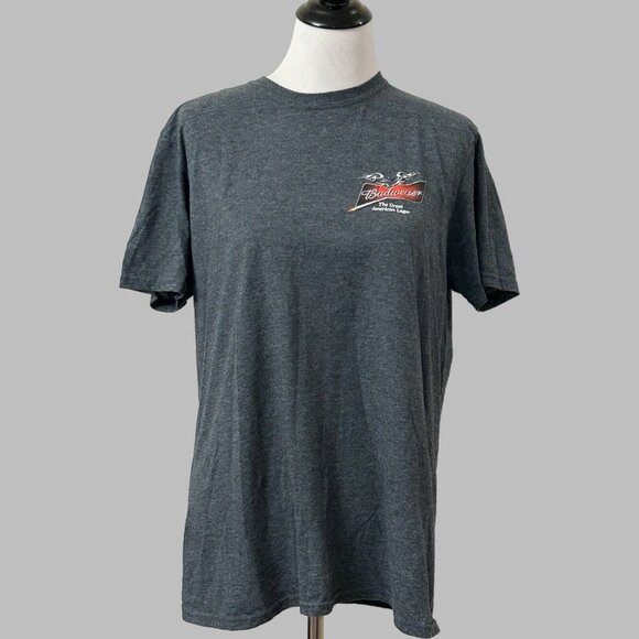Gettysburg Bike Week Adult Shirt Large Charcoal Gray Short Sleeve Motorcycle '12 - Picture 1 of 8